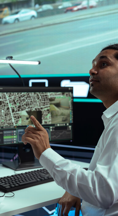 Three server units with an exclamation mark warning symbol indicating an error.