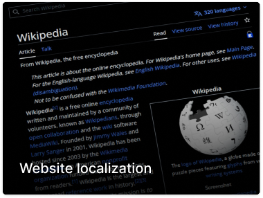 Website localization image