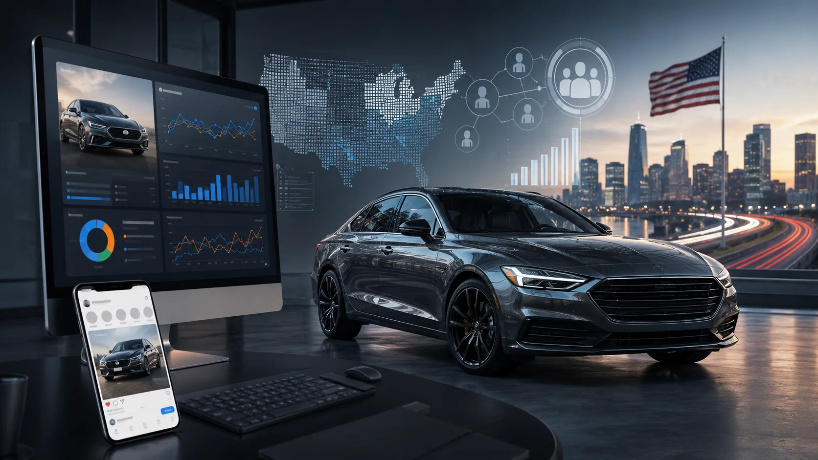 Paid Advertising for Automotive Brands - Google and Meta USA