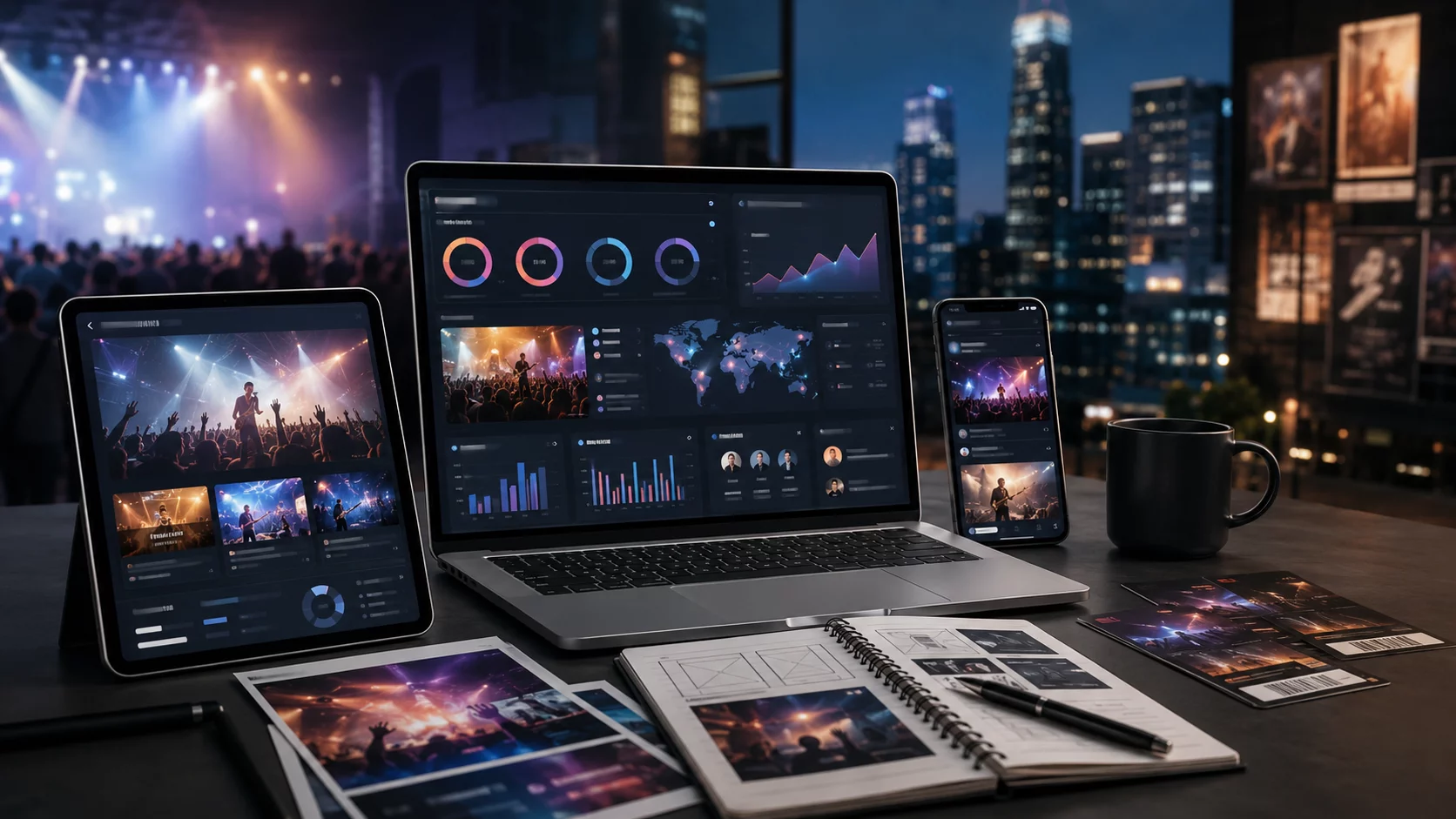 Paid Digital Advertising for Entertainment Events USA