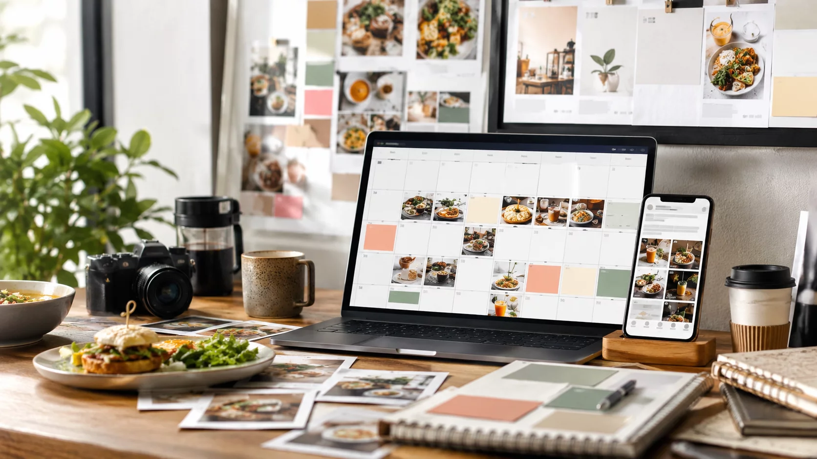 Social Media Content Calendar for F&B Brands USA
