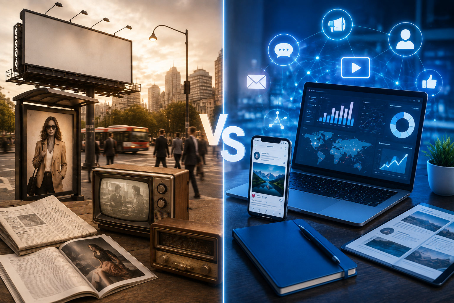 How Digital Marketing Differs From Traditional Advertising 