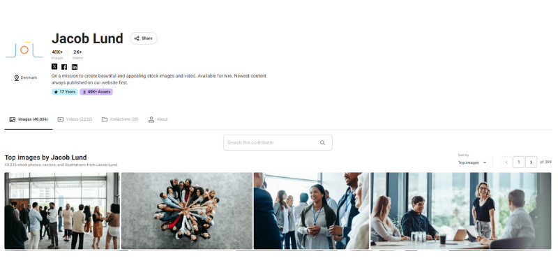 An online platform jacob lund featuring a meeting with several individuals actively participating and sharing insights.