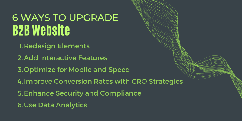 6 ways to upgrade B2B website