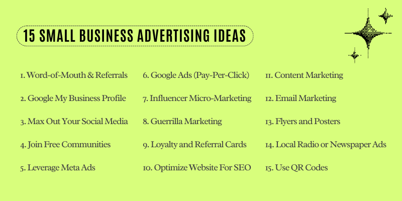 Highly Effective 15 Small Business Advertising Ideas