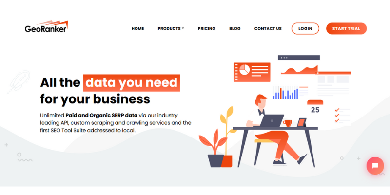 GeoRanker Homepage