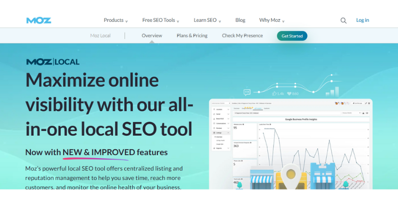 Moz Local Homepage