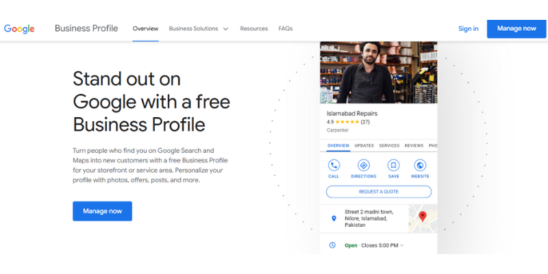 Google My Business Insights