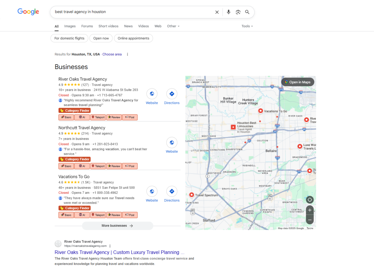 Screenshot of google showing how to do keyword research