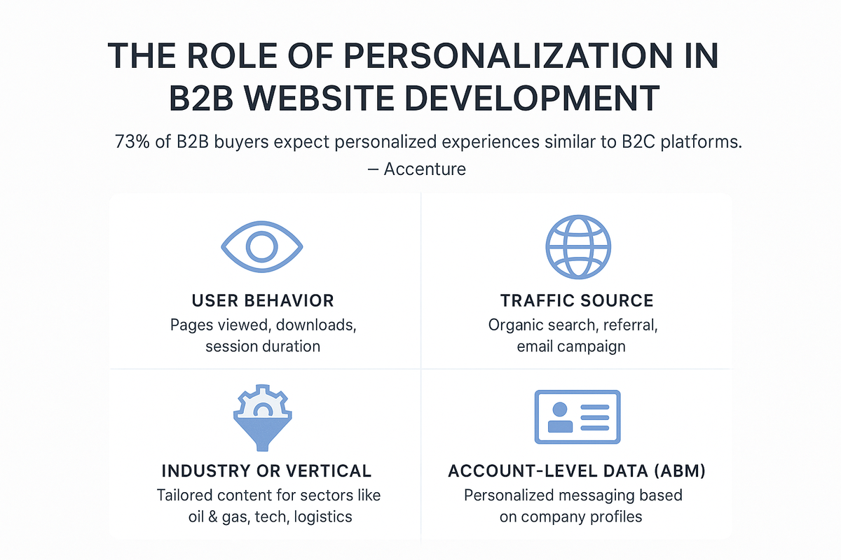 Role of Personalization in B2B Website Development