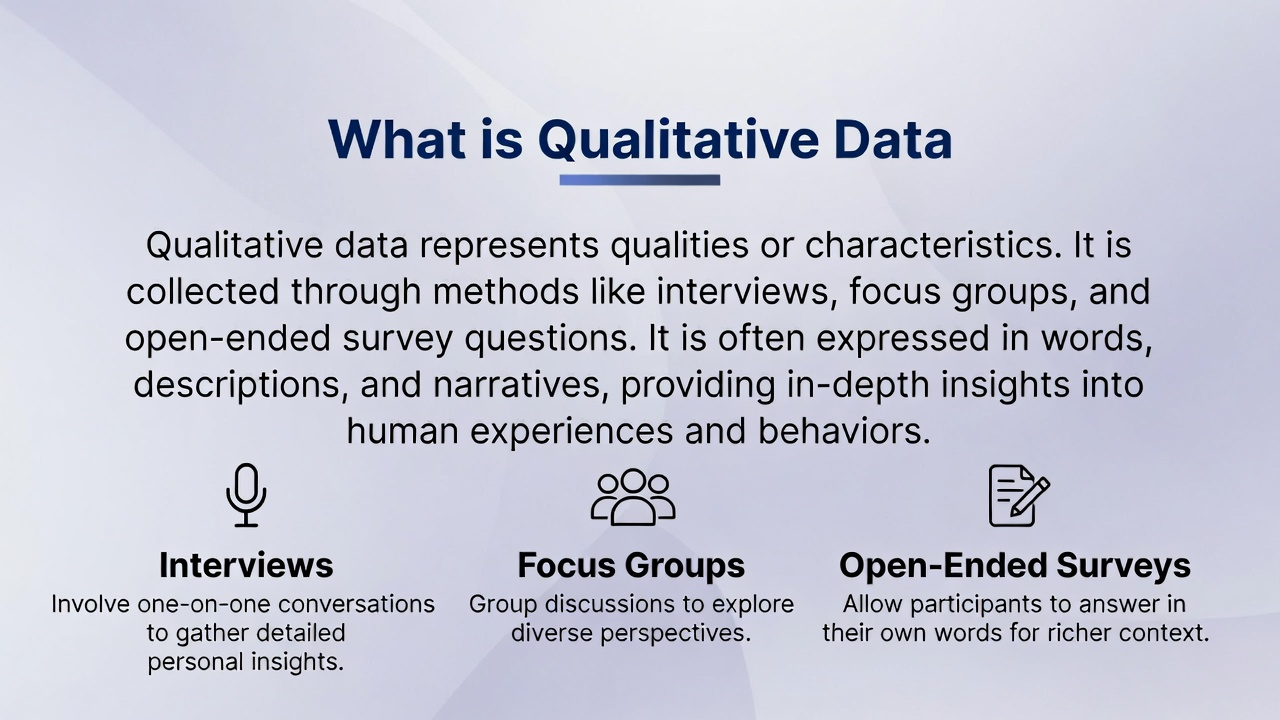 What Is Qualitative Data? Definition & Examples